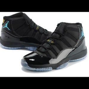 Black Gamma Jordan’s (with a touch of blue)